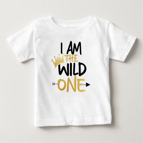 Wild One Birthday Baby T_Shirt