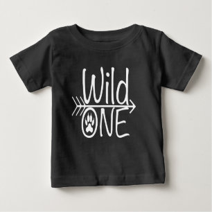 Wild One Birthday Boy Baby T-Shirt