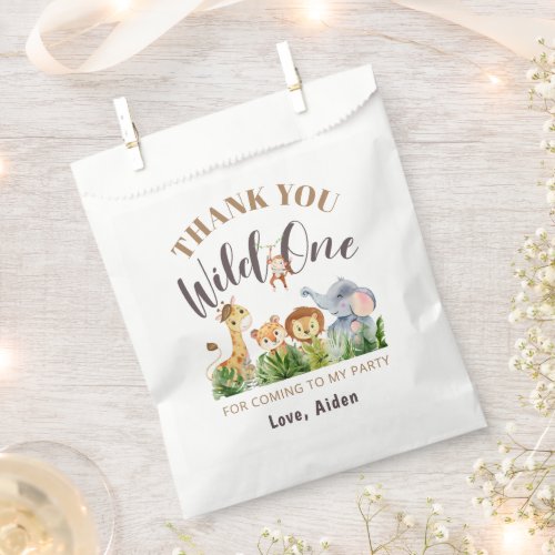 Wild One Birthday Favor Bag