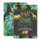 Wild One Birthday Invitation Jungle Animals Party