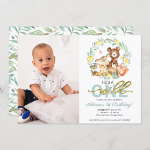Wild One Birthday Invitations With Photo