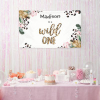 Wild One Birthday Leopard Print Wild Jungle Party