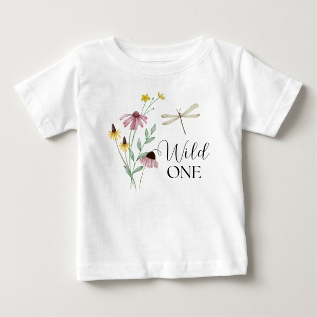 Wild One Birthday shirt for Baby's 1st Birthday (Front)