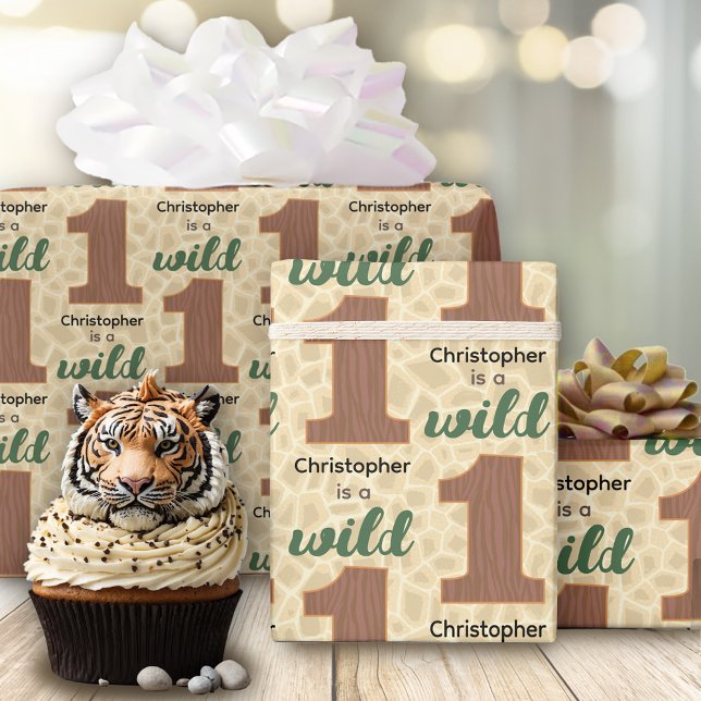 Wild One Birthday Wrapping Paper (Creator Uploaded)