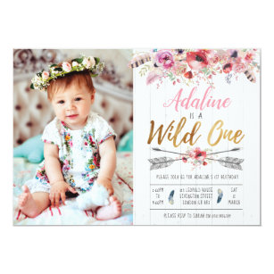 boho birthday invitations zazzle