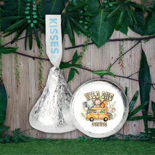 Wild one boys birthday safari animals  hershey®'s kisses®