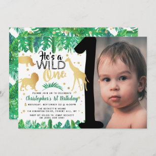 Wild One Invitations Zazzle