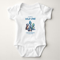 Wild One Cute Dinosaur First Birthday Party
