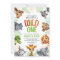 Wild One Cute Jungle Animal Child's 1st Birthday