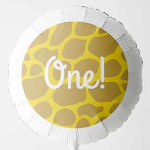 Wild One Cute Safari 1st Birthday Party Theme Balloon