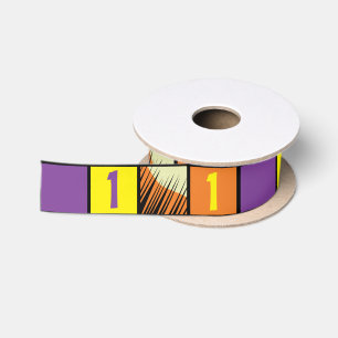 Wild One Cute Safari 1st Birthday Party Theme Satin Ribbon