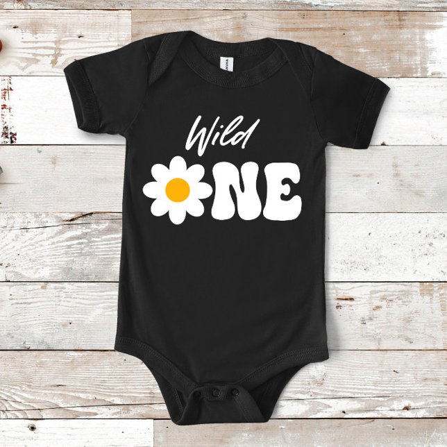 Wild ONE Daisy 1st First Birthday Baby Bodysuit (Creator Uploaded)