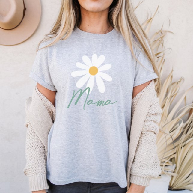 Wild One Daisy Wildflower 1st Birthday Mom T-Shirt (Creator Uploaded)