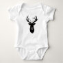Wild One Deer First Birthday Baby Bodysuit