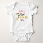 Wild One Dinosaur Girls 1st Birthday
