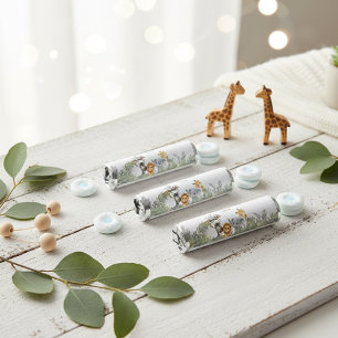 Wild One Elegant Safari Jungle Animals Baby Shower Breath Savers® Mints