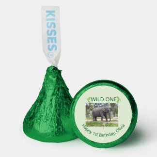 Wild One Elephant Mini Birthday Accent  Hershey®'s Kisses®