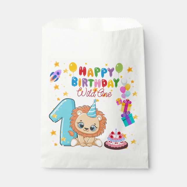 wild one favor bag (Front)