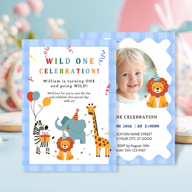 Wild One First Birthday Invitation (Creator Uploaded)