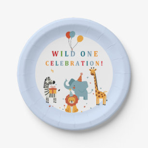 Wild One First Birthday Paper Plates