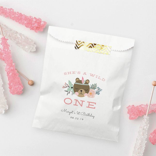 Wild One | First Birthday Party Favor Bag (Creator Uploaded)