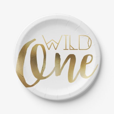 Wild One | First Birthday Party Paper Plates