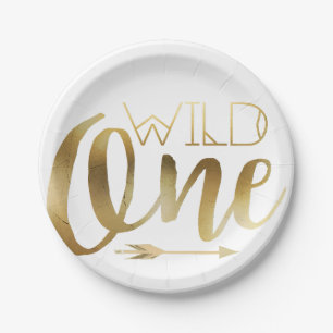 Wild One   First Birthday Party Paper Plates