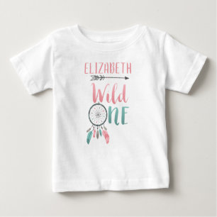 Wild One Girl Boho Shirt First Birthday