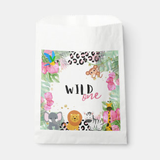 Wild One Girls Favor Bags
