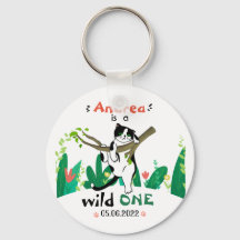 Wild One Greenery Safari Kitty Cat 1st Birthday