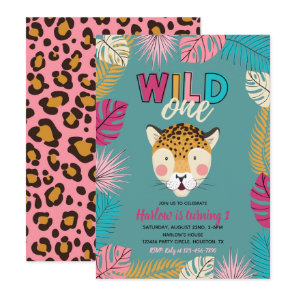 Wild ONE Invitation | Leopard Invitations