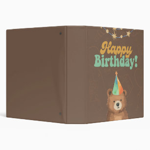Wild One:Join Us for a Roaring 1st Birthday 3 Ring Binder