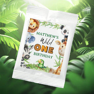 Wild One Jungle Safari 1st birthday Lemonade Drink Mix