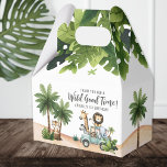 Wild One Jungle Safari 1st Birthday Party Favor Boxes<br><div class="desc">Safari Wild One 1st Birthday Party Favor Boxes: Make your little one’s birthday celebration even more memorable with these charming safari-themed party favor boxes! Designed to add a sense of adventure and fun, these adorable boxes are perfect for holding small treats, toys, or goodies for guests to take home. The...</div>
