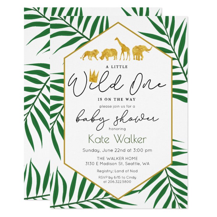 zazzle safari baby shower invitations