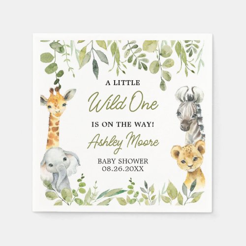 Wild One Jungle Safari Baby Shower 