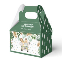Wild One Jungle Safari Party Animals Birthday Favor Boxes
