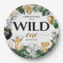 Wild One Jungle Safari Themed 1st Birthday Paper P Paper Plates