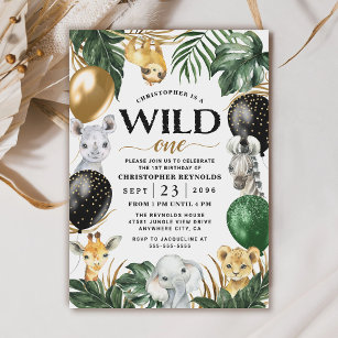 Jungle 2nd Birthday Invitations en Español - Dos - Digital or Printed