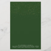 Wild One Jungle 'Word Scramble' Game Baby Shower (Back)