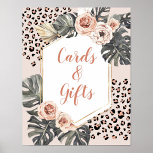 Wild One Leopard Print Girl's Birthday Cards Gifts