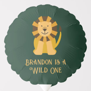 Wild One Lion Birthday Party Jungle Safari Balloon