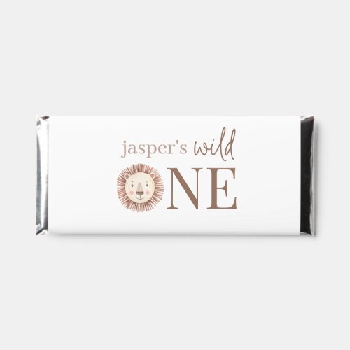 Wild One Lion Face Hershey Bar Favors