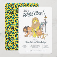 Wild One | Lion King First Birthday Invitation