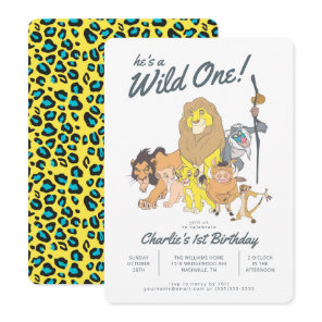 Wild One | Lion King First Birthday Invitation