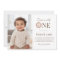 Wild One Lion Thank You Card with Photos on Back