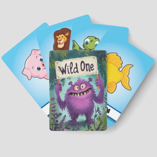 Wild One Matching Game Cards