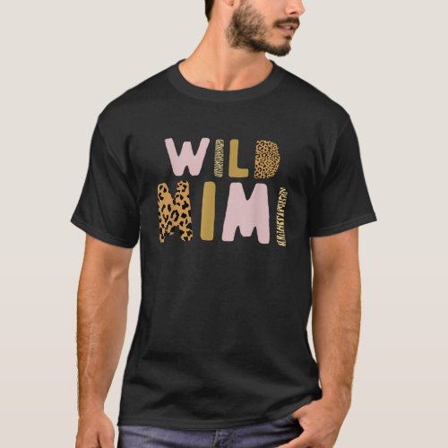 Wild One Mimi two wild birthday outfit Zoo Birthda T_Shirt