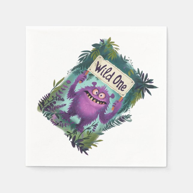 Wild One Napkins (Front)