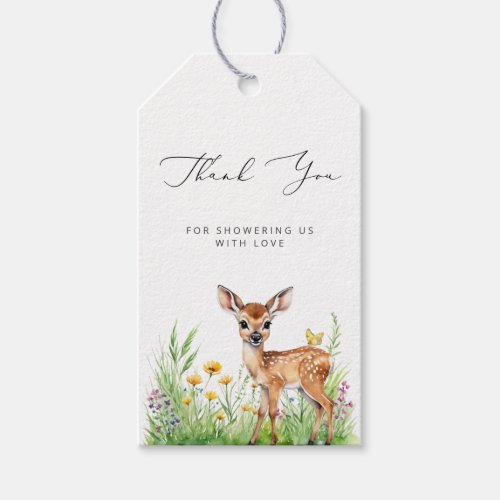 Wild One On The Way Dear Baby Shower Thank You Gift Tags